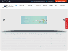 Tablet Screenshot of apexinfotechindia.com